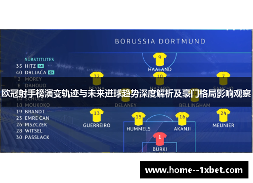 欧冠射手榜演变轨迹与未来进球趋势深度解析及豪门格局影响观察